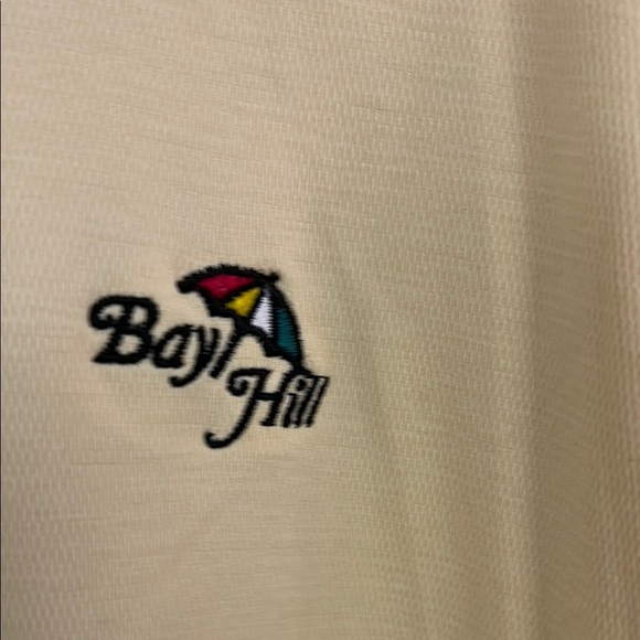 TEHAMA Yellow Short Sleeve Tee Casual Crew Neck - Picture 3 of 5